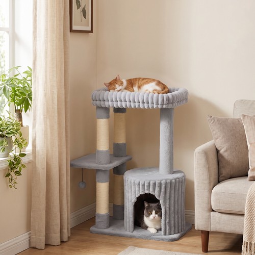 Pawhut katzenbaum 93cm - katzenbaum,