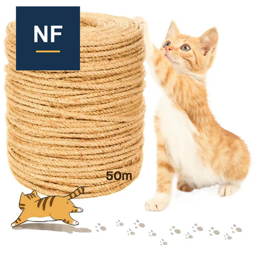Sisal kratzseil 50m 6mm ersatz - kratzseil,