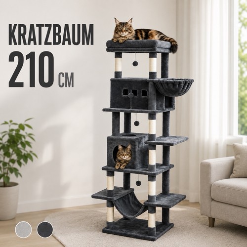 Xxl kratzbaum 210cm - kratzbaum,